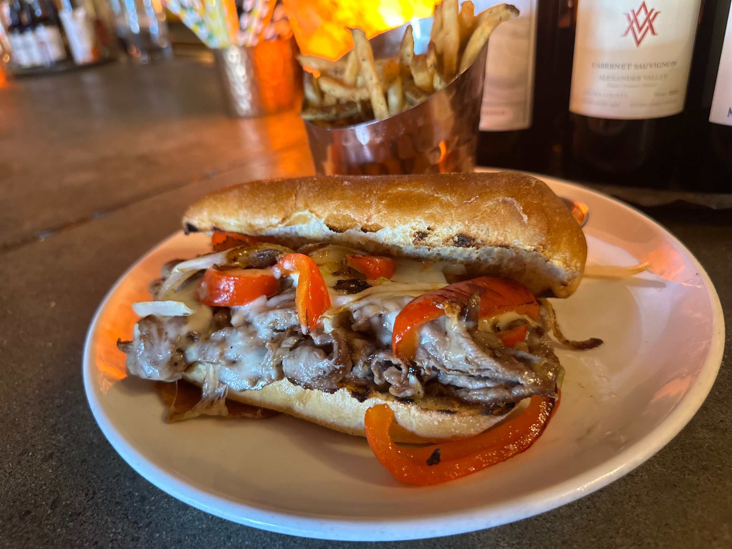 Philly Cheesesteak Sandwich.
