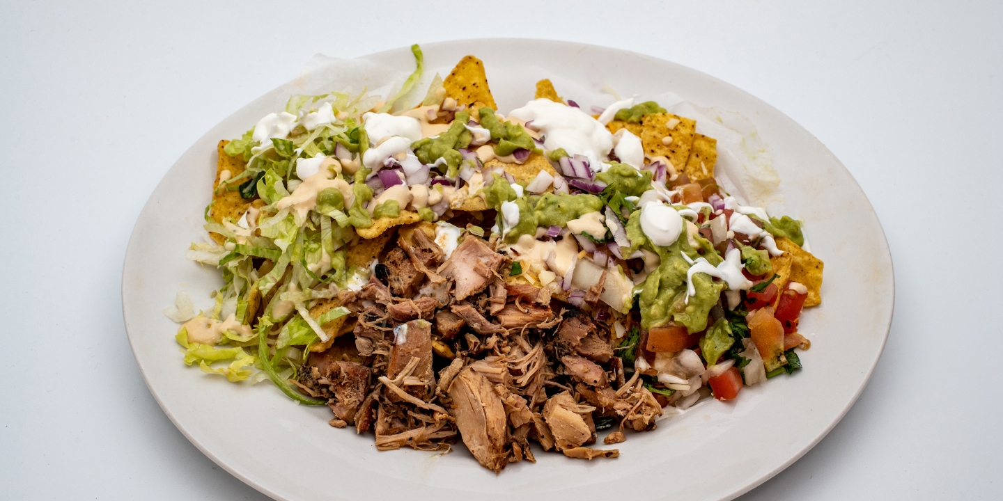 Carnitas Nachos.