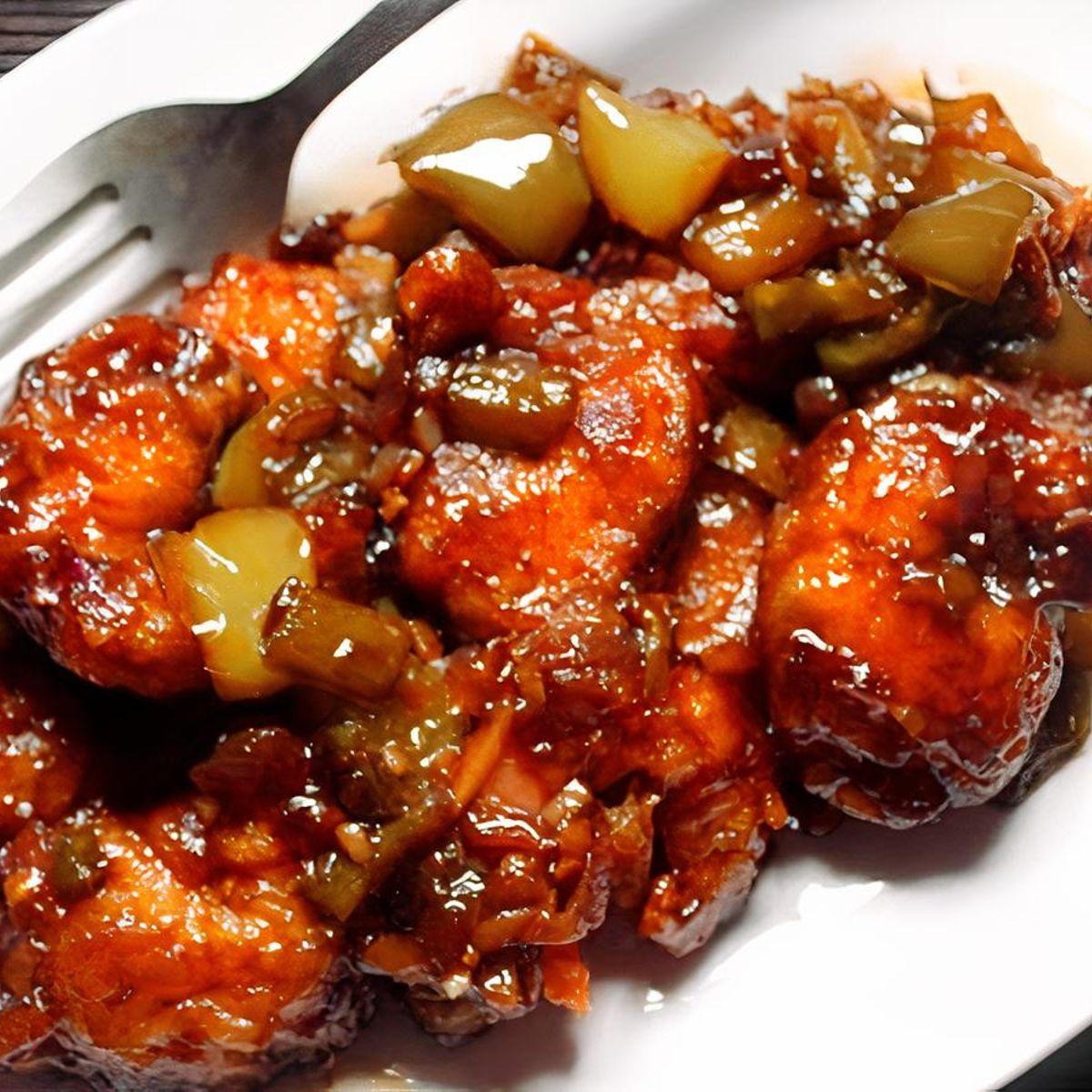 Shrimp Manchurian.