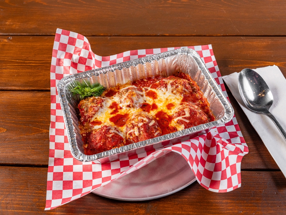 Baked Italian Meatballs.