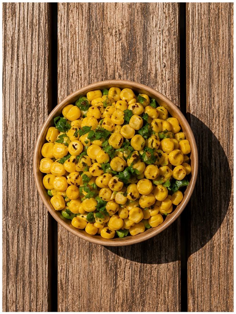 Grilled Coconut Cream Corn.