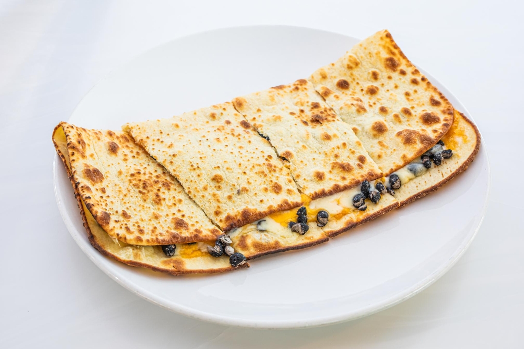 Black Bean Cheese Piadina.