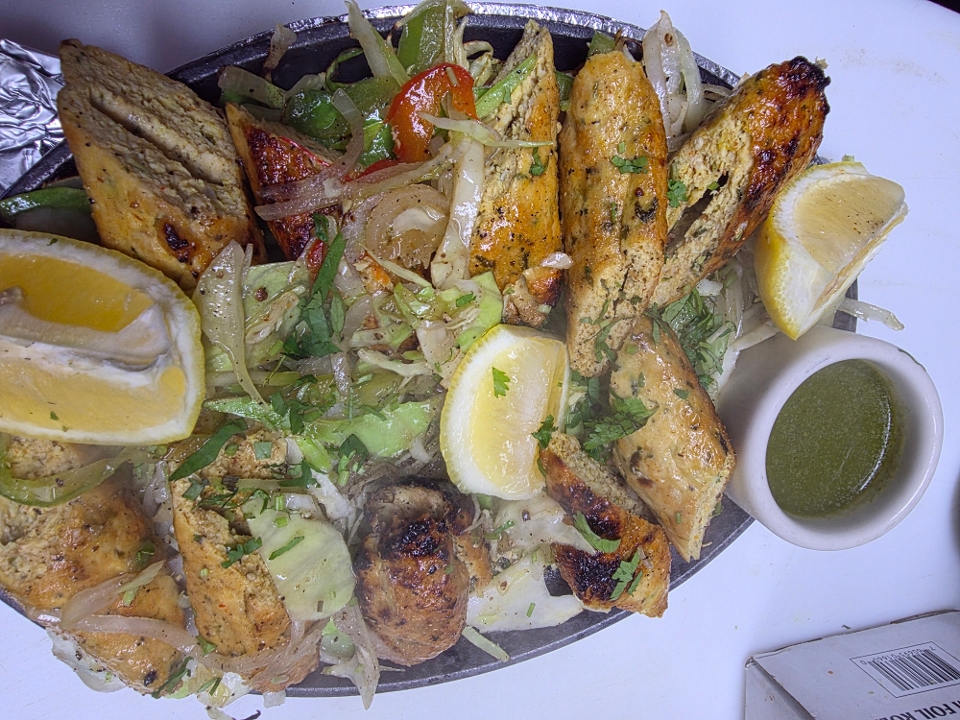 Tandoori Chicken Seekh Kabab.