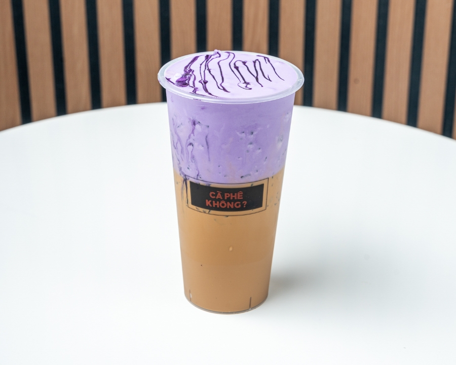 Ube Iced Coffee.