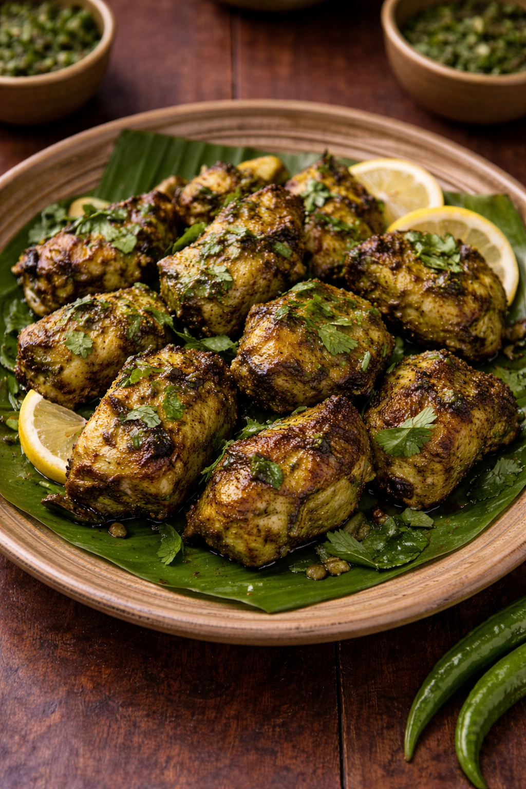 Murg Hariyali Tikka.