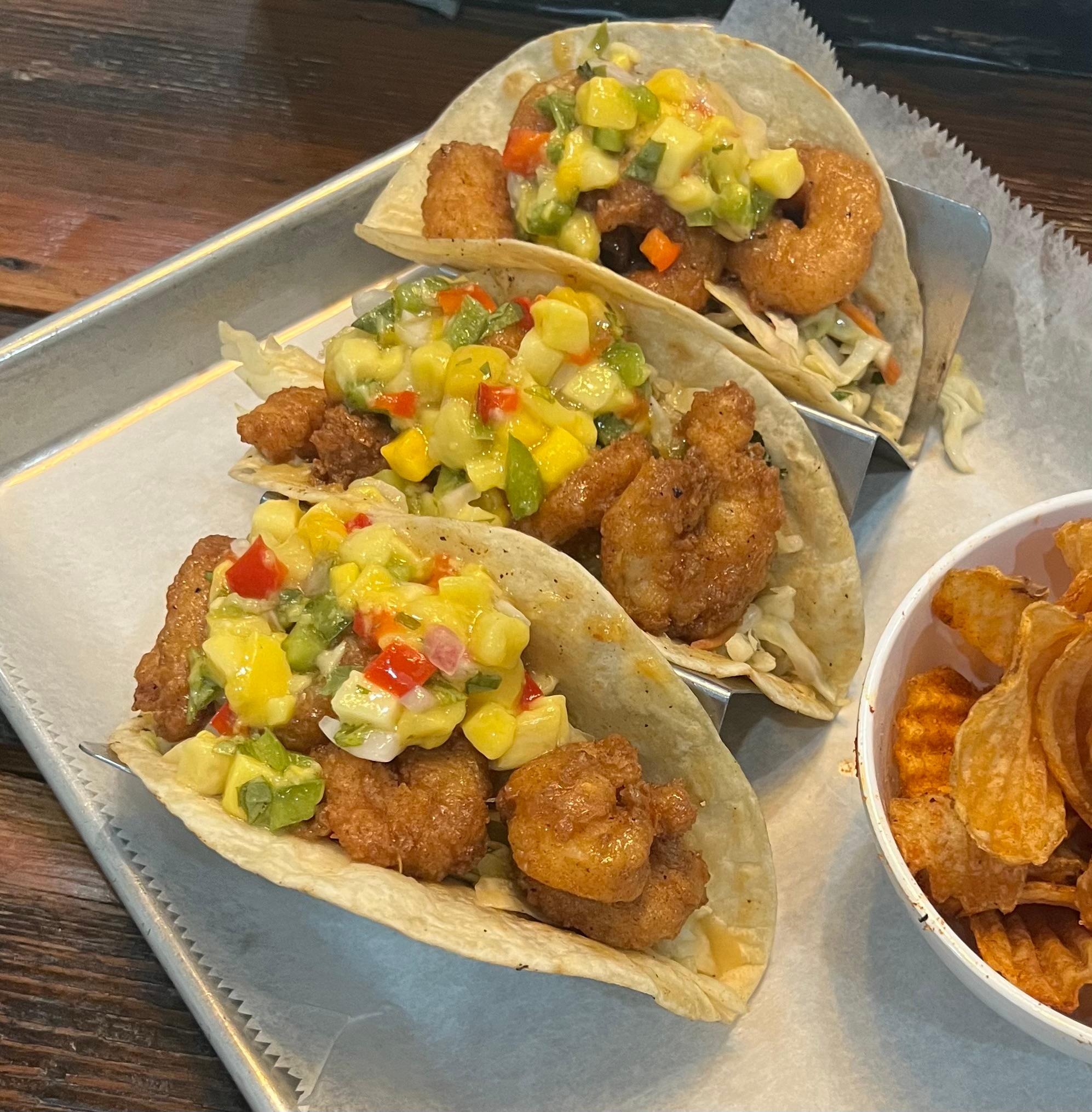 Special Taco-Jezebel Shrimp Taco.