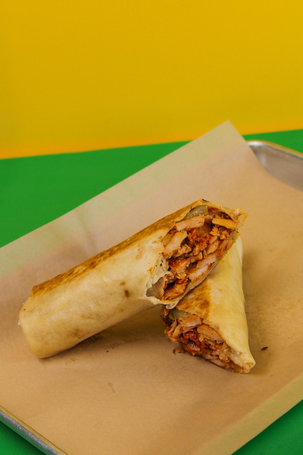Chicken Tikka Shawarma Wrap.