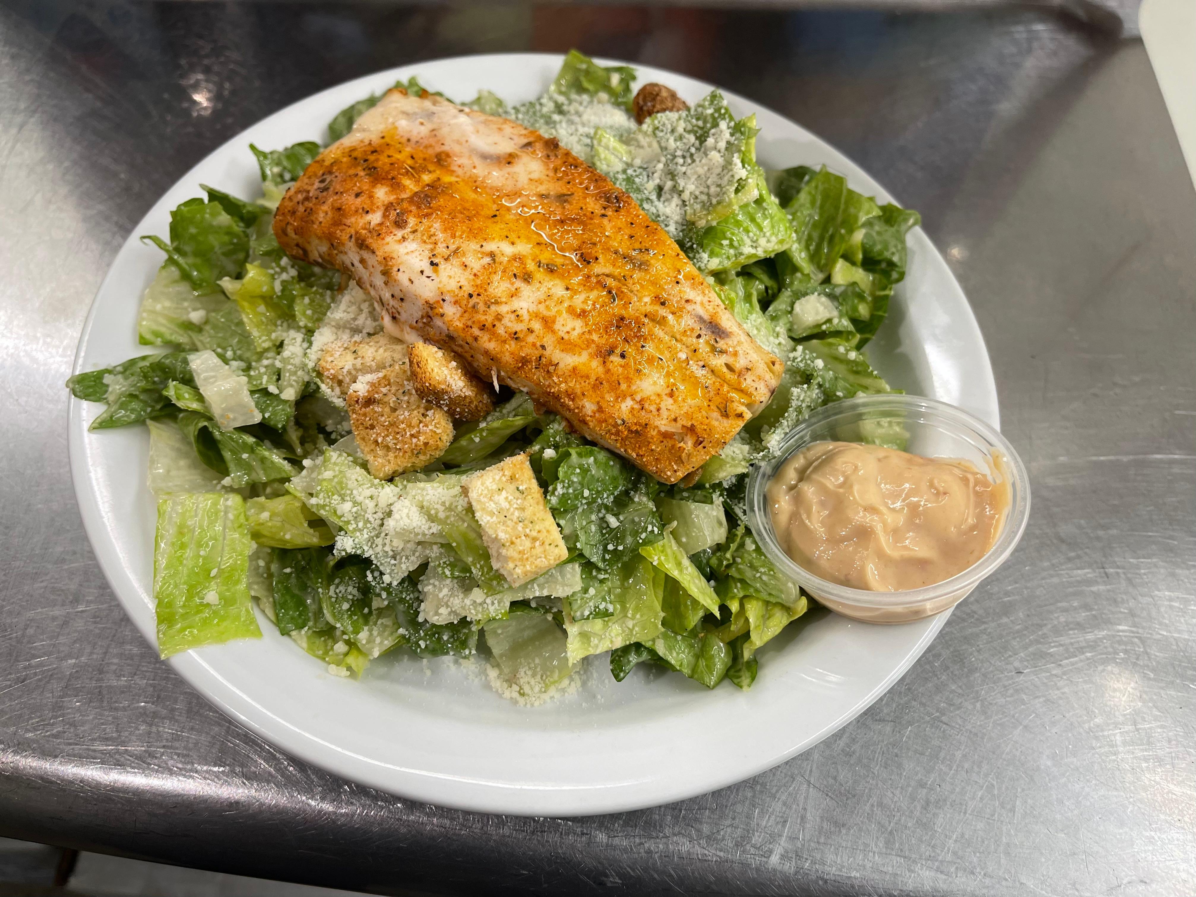 Mahi Caesar Salad.