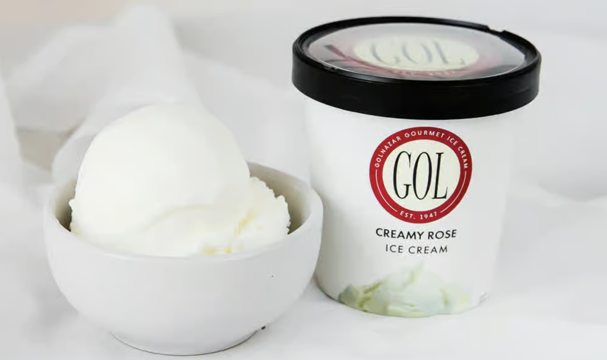 Creamy Rose Ice Cream by GOL.