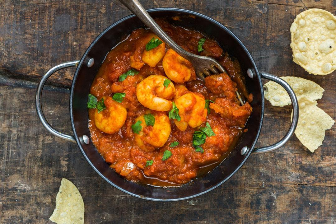 Shrimp Vindaloo.