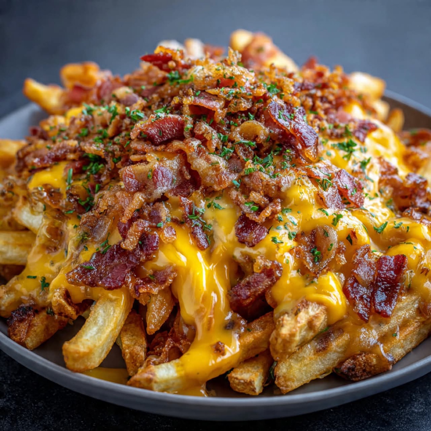 Traditional Loaded French Fries.
