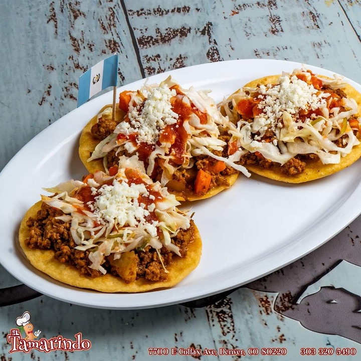 Guatemalan Bites (3) Beef- Garnachas Carne.