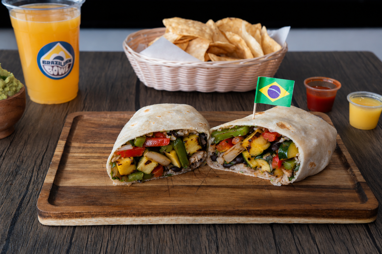 Vegetarian Burrito.
