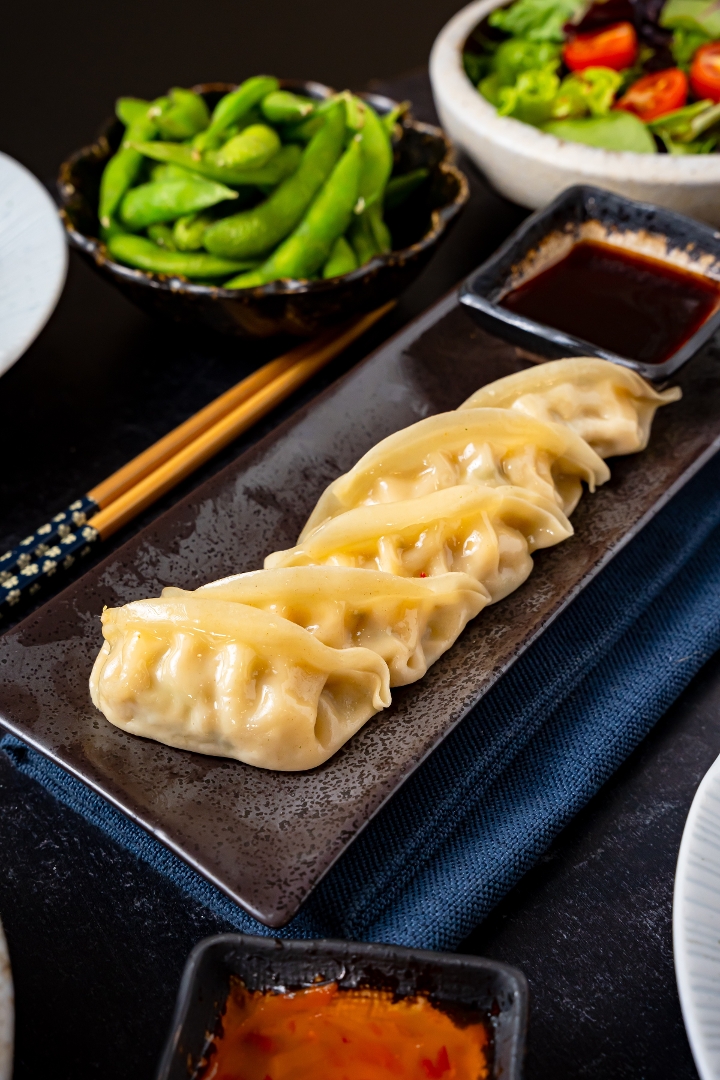 Pan Fried Pork Gyoza.
