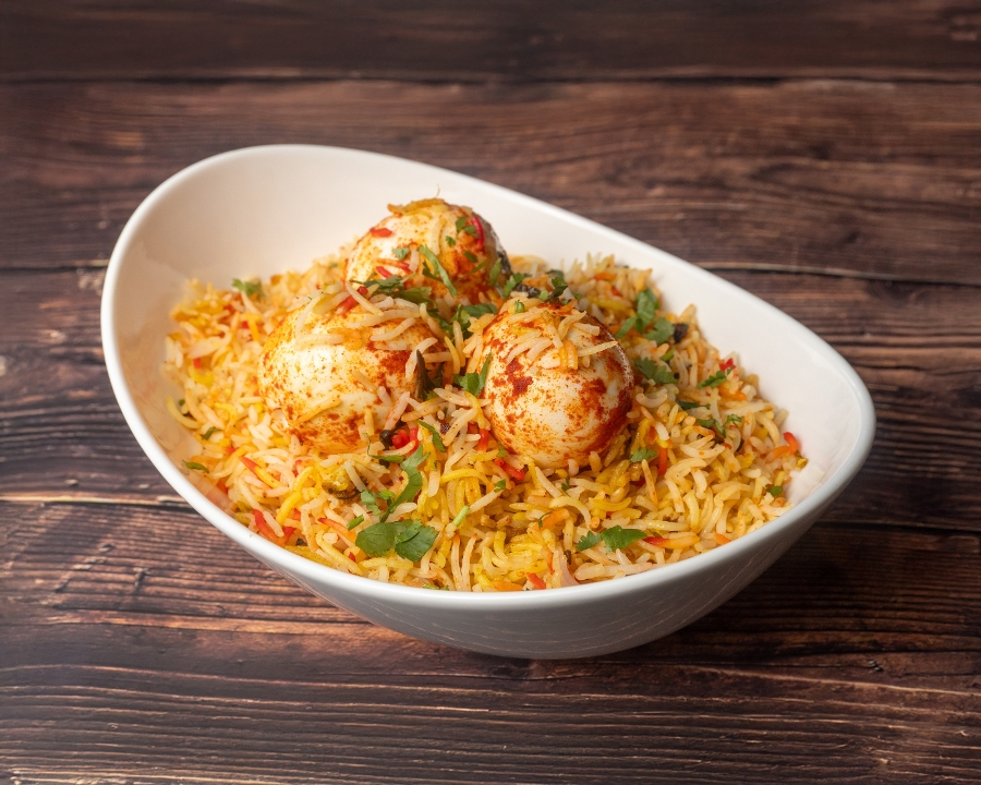 Egg Biryani.