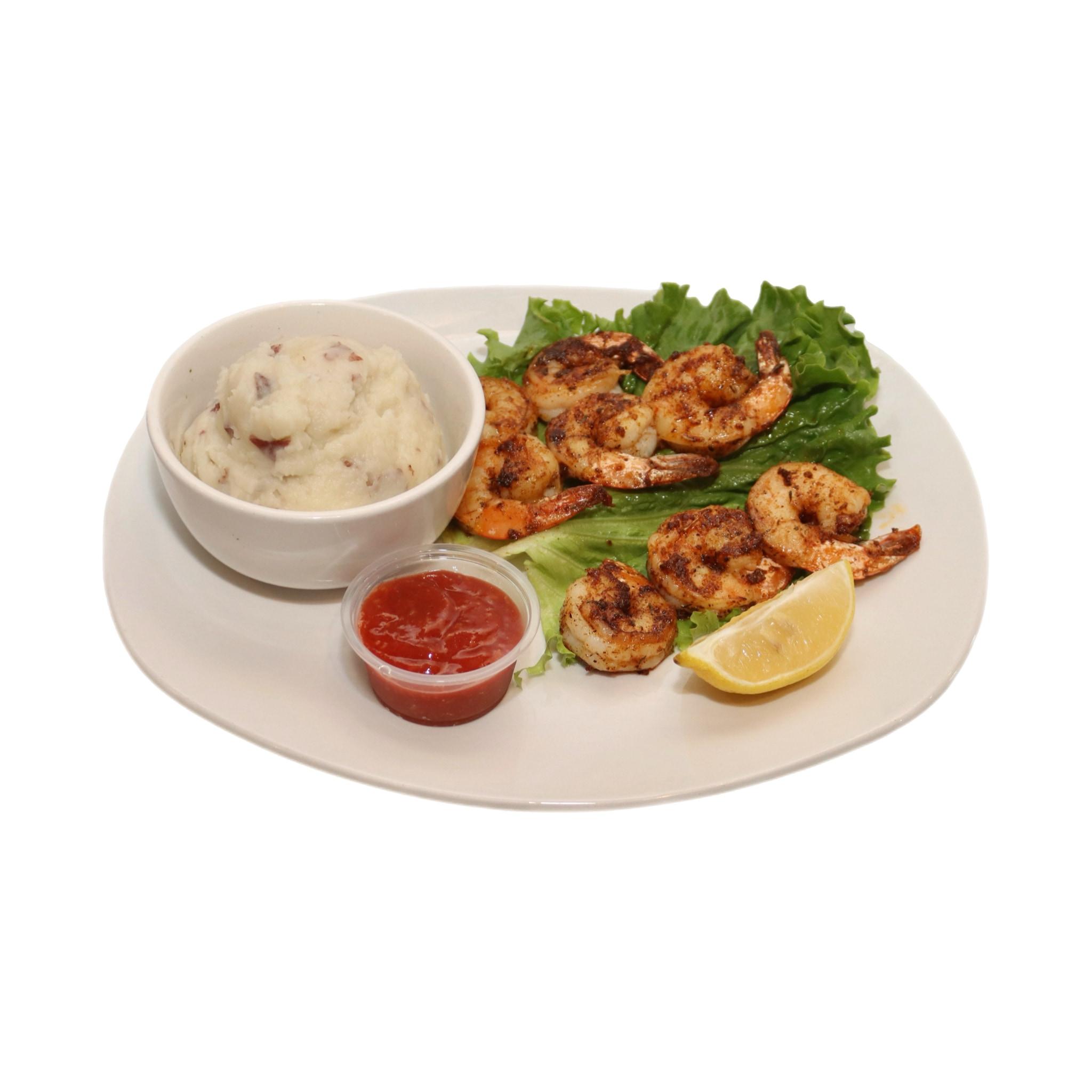 GRILLED SHRIMP BASKET.