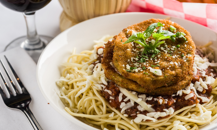 Eggplant Parmesan.