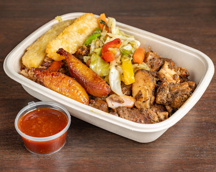 JERK CHICKEN BOWL.