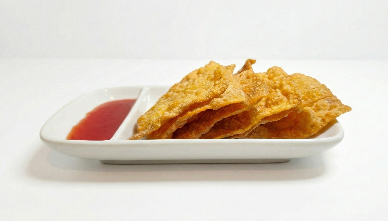 Fried Wonton Skins.