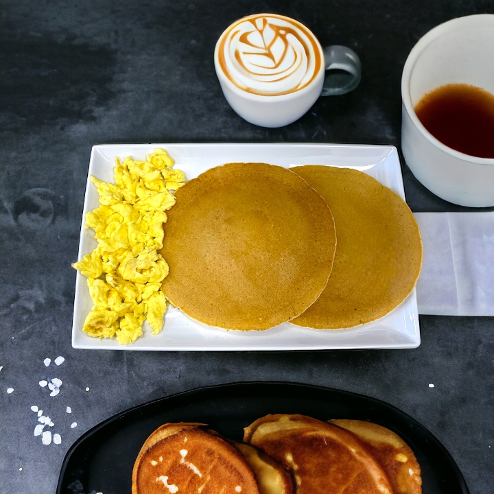 2 Stack Buttermilk Pancakes.