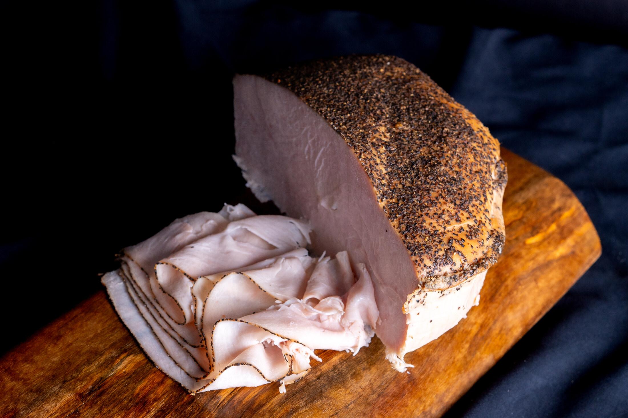 1/2 Pound Peppered Turkey.