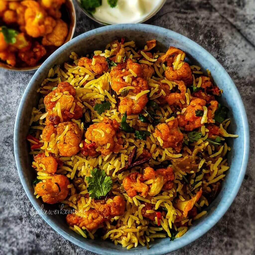 Gobi 65 Biryani.