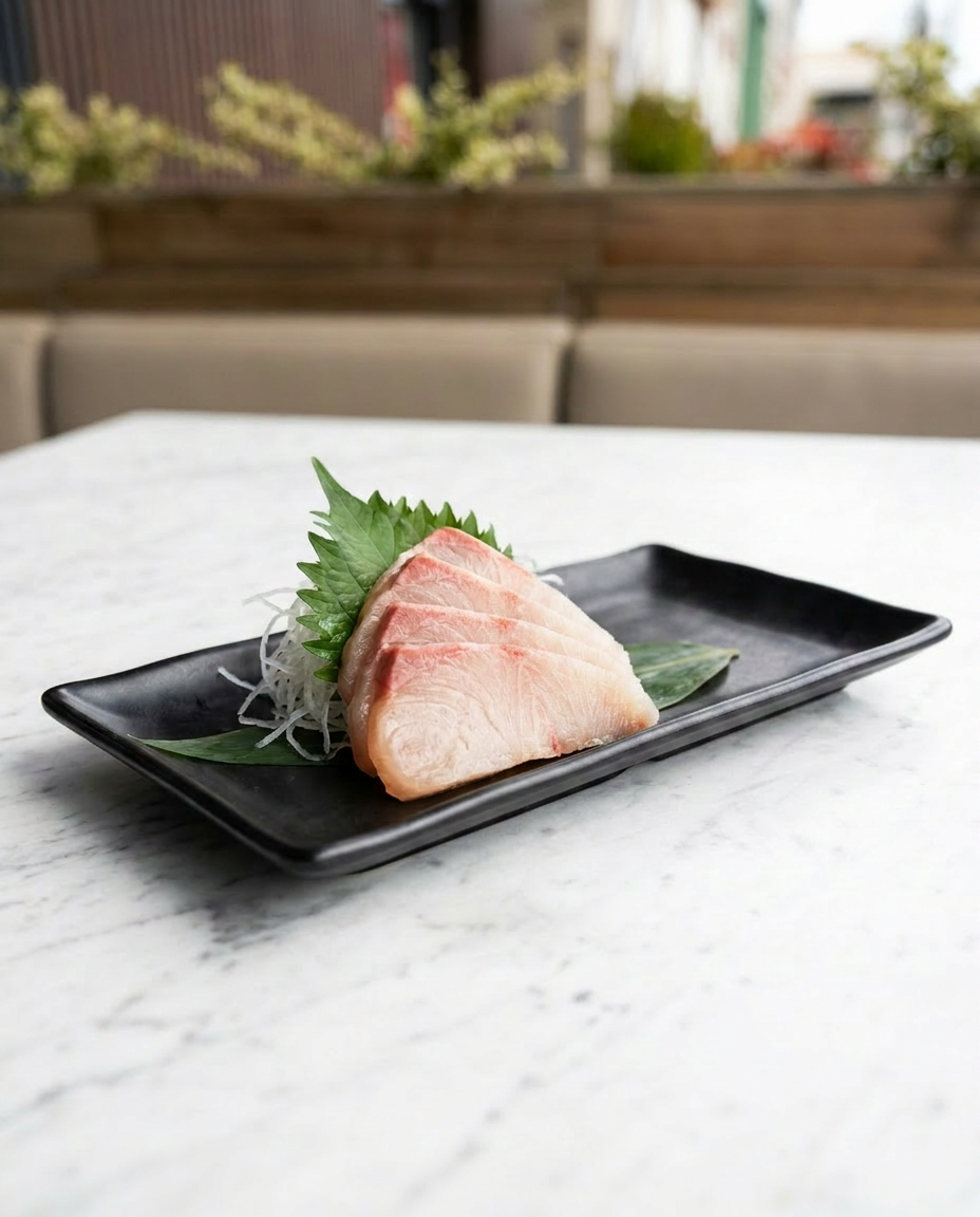 Yellowtail Sashimi.