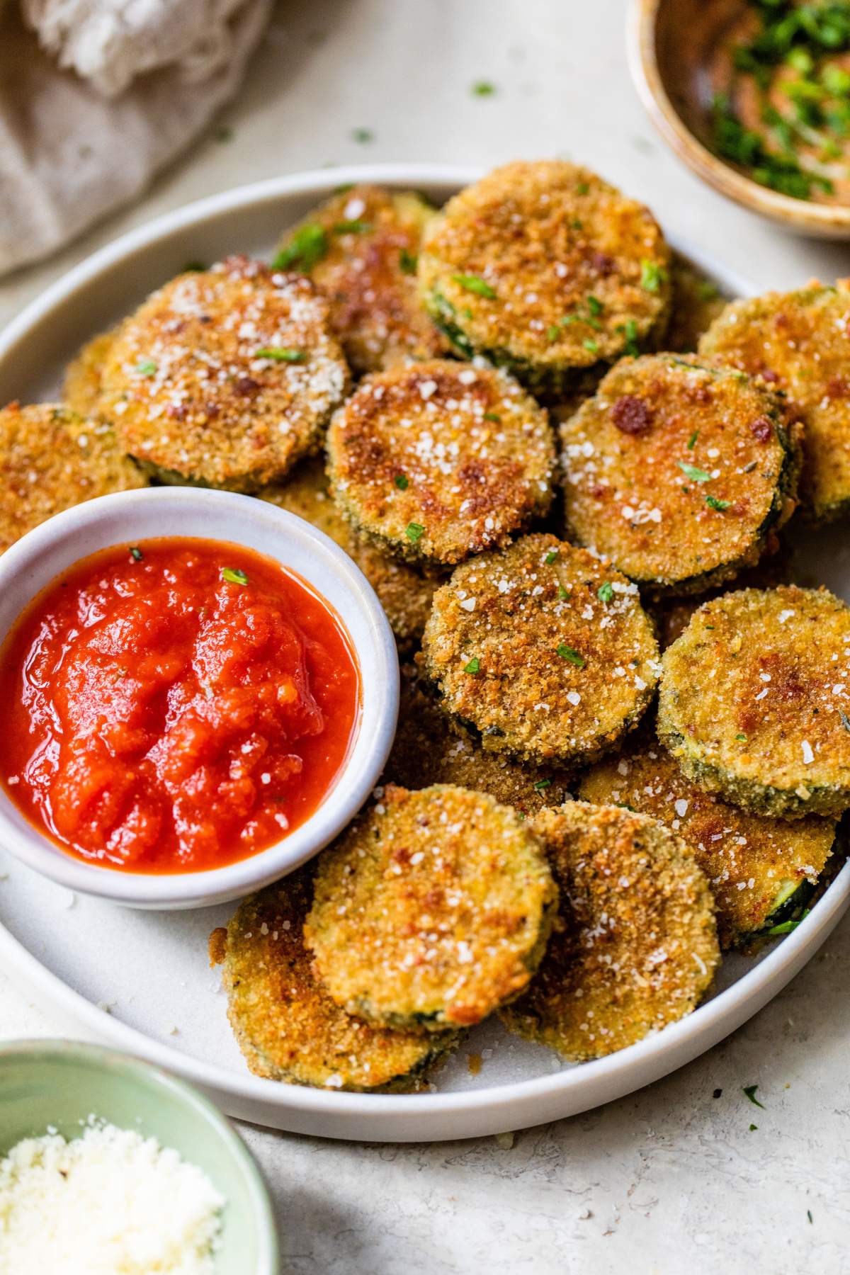 Breaded Zucchini.