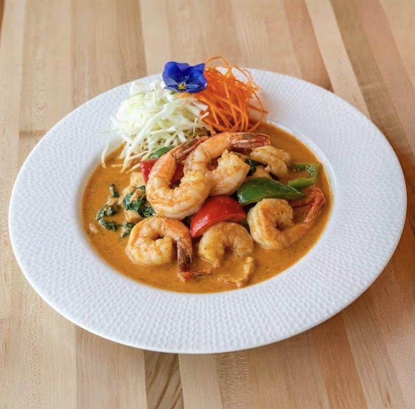 Shrimp Panang Curry.
