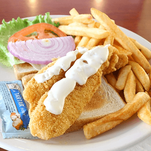 Eddy's Fish Sandwich.
