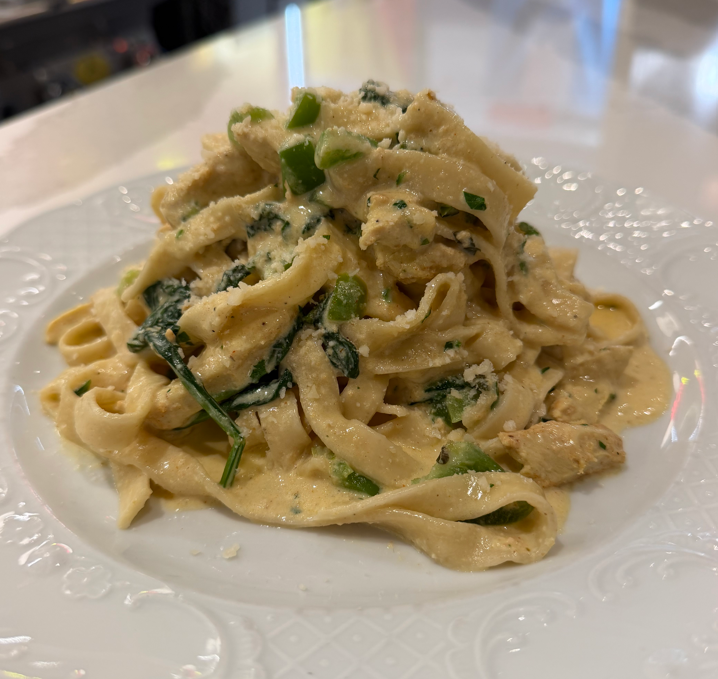 Chicken Shawarma Fettuccine  - Pasta Via x Medi Collab.