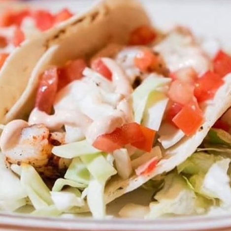 Grilled Shrimp Tacos.