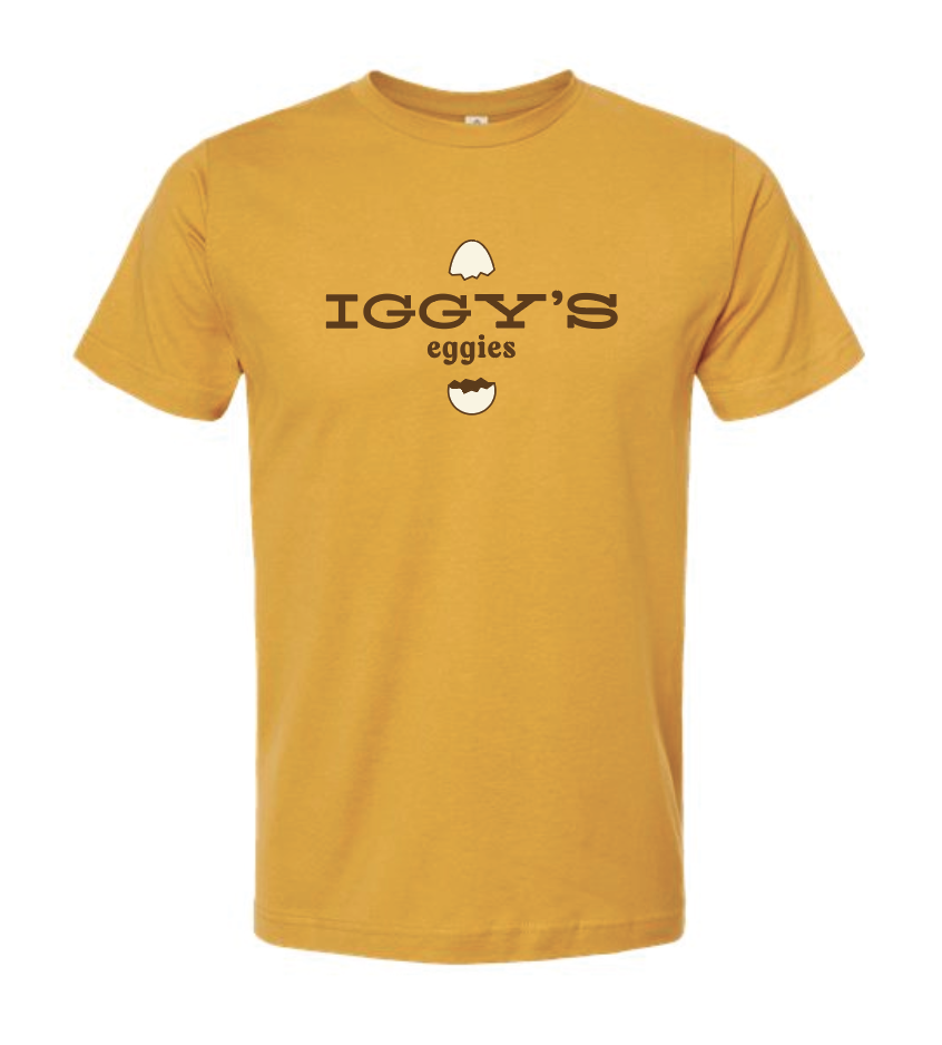 Iggy's Logo Tee - Mustard Yellow.