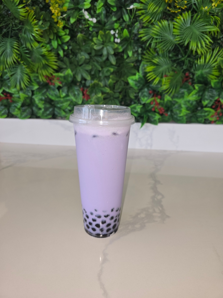 Taro + Coconut Bubble Tea.