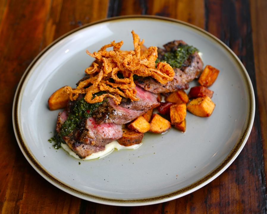 Strip Steak.