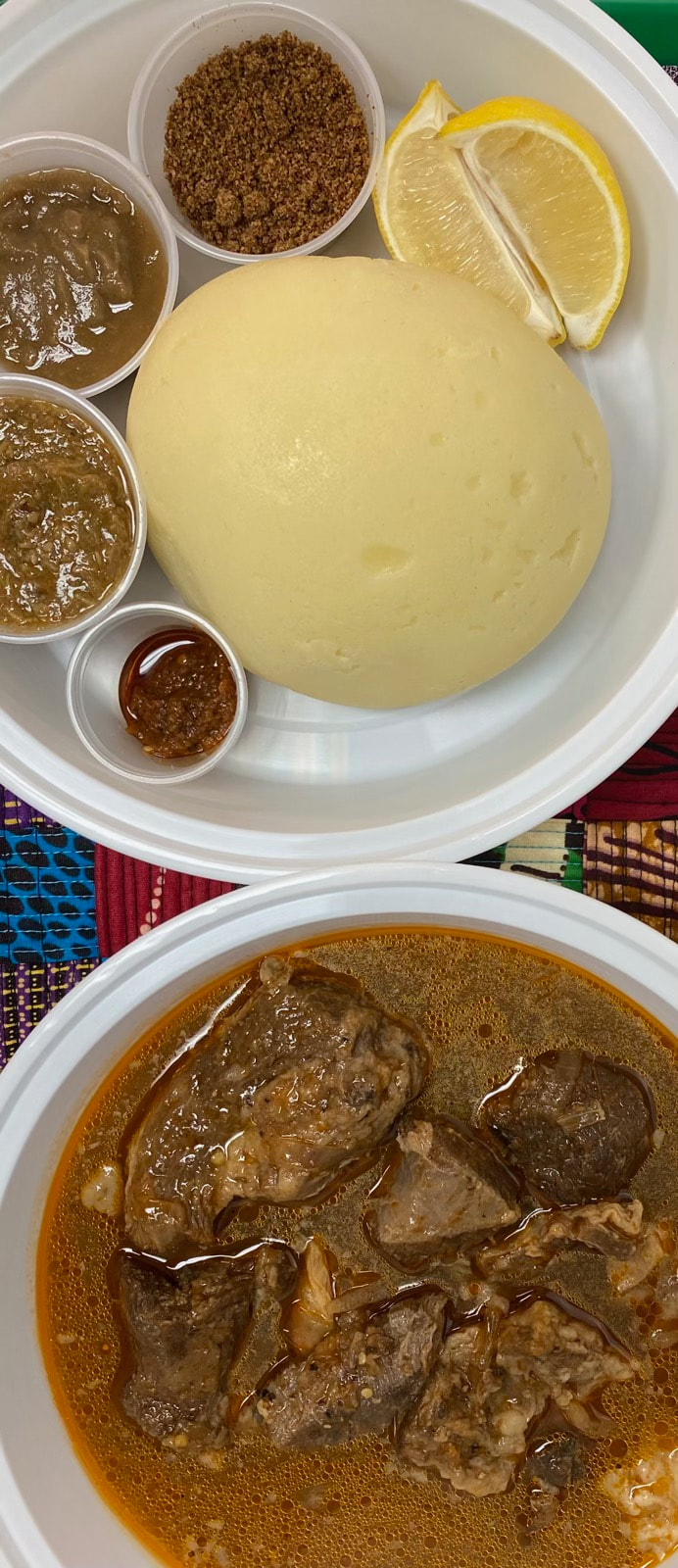 Fufu with Your Choice of Soup.