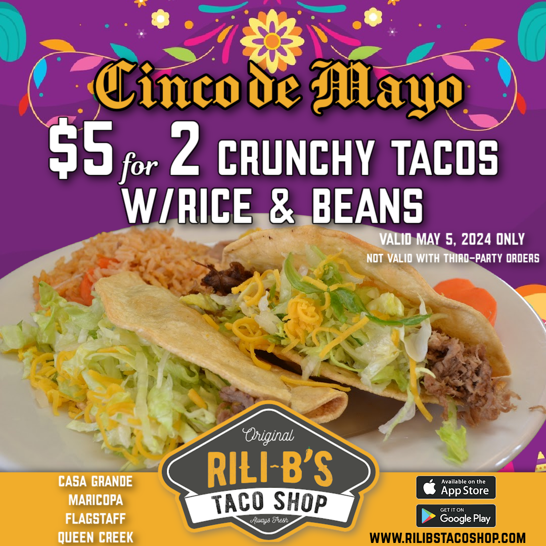 $5 Two Crunchy Tacos Combo