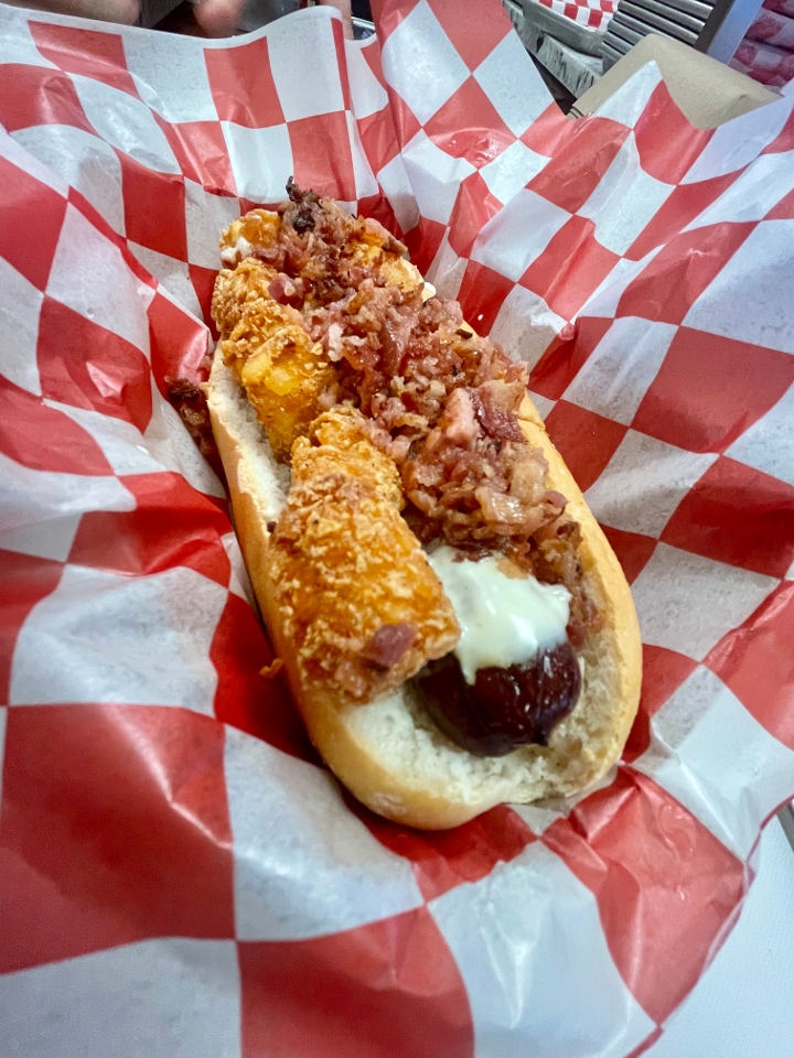 Loaded Potato Dog.