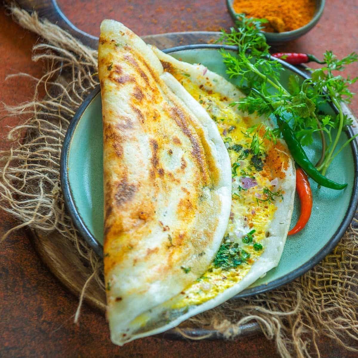 Egg Dosa.