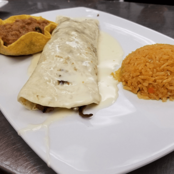 Fajita Burrito.