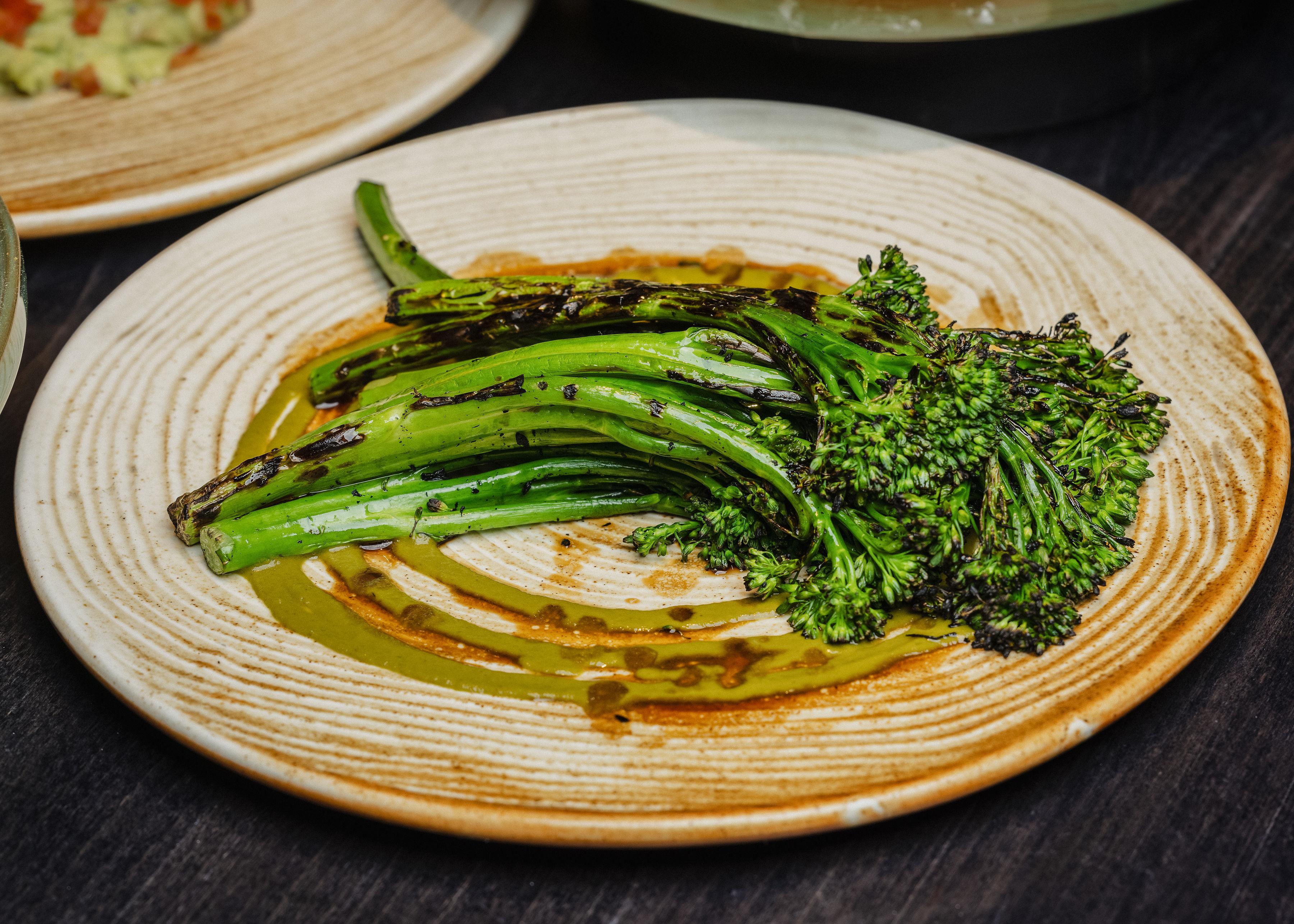 Smoked Broccolini.
