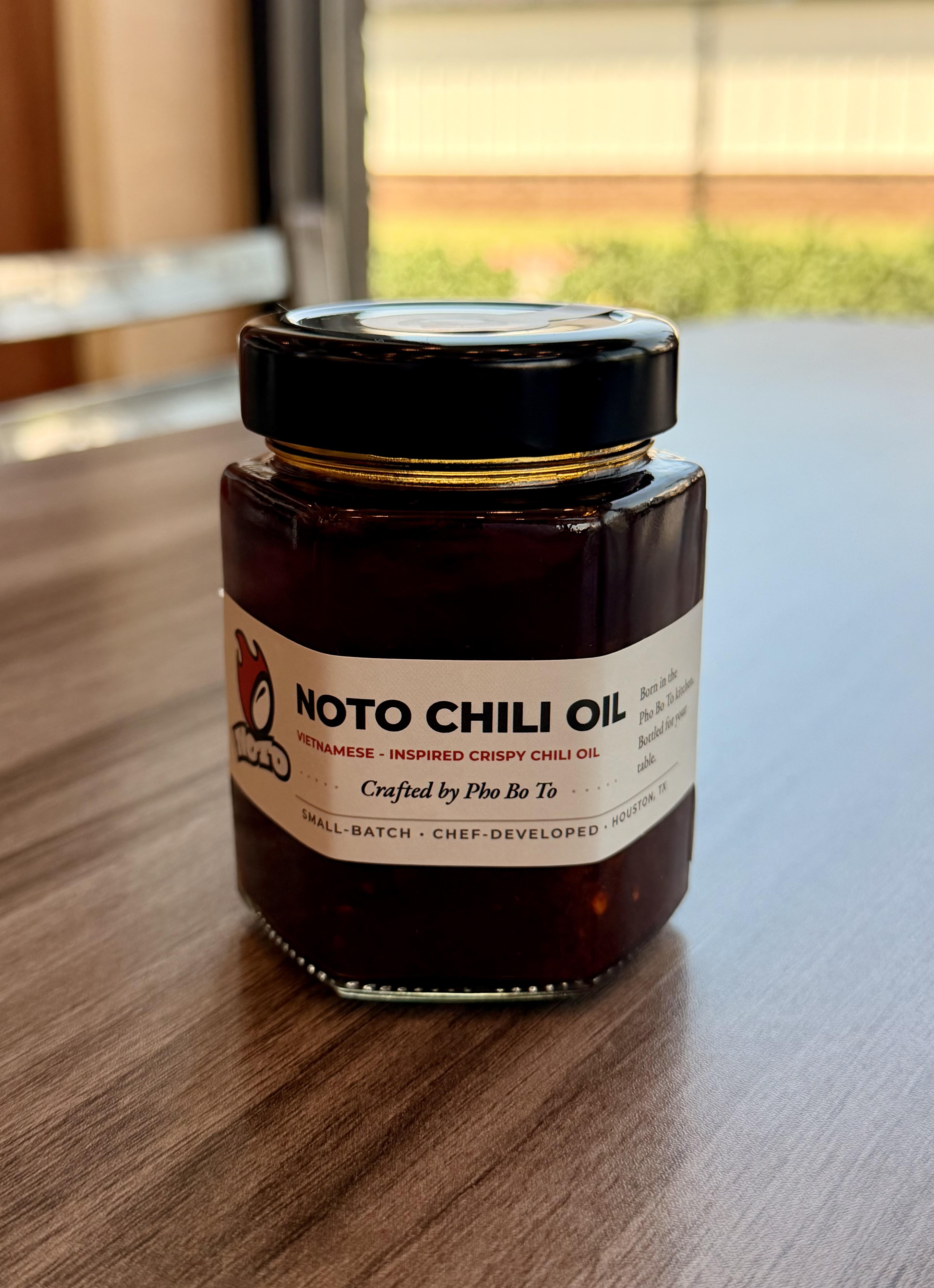 Noto Chili Oil Jar.