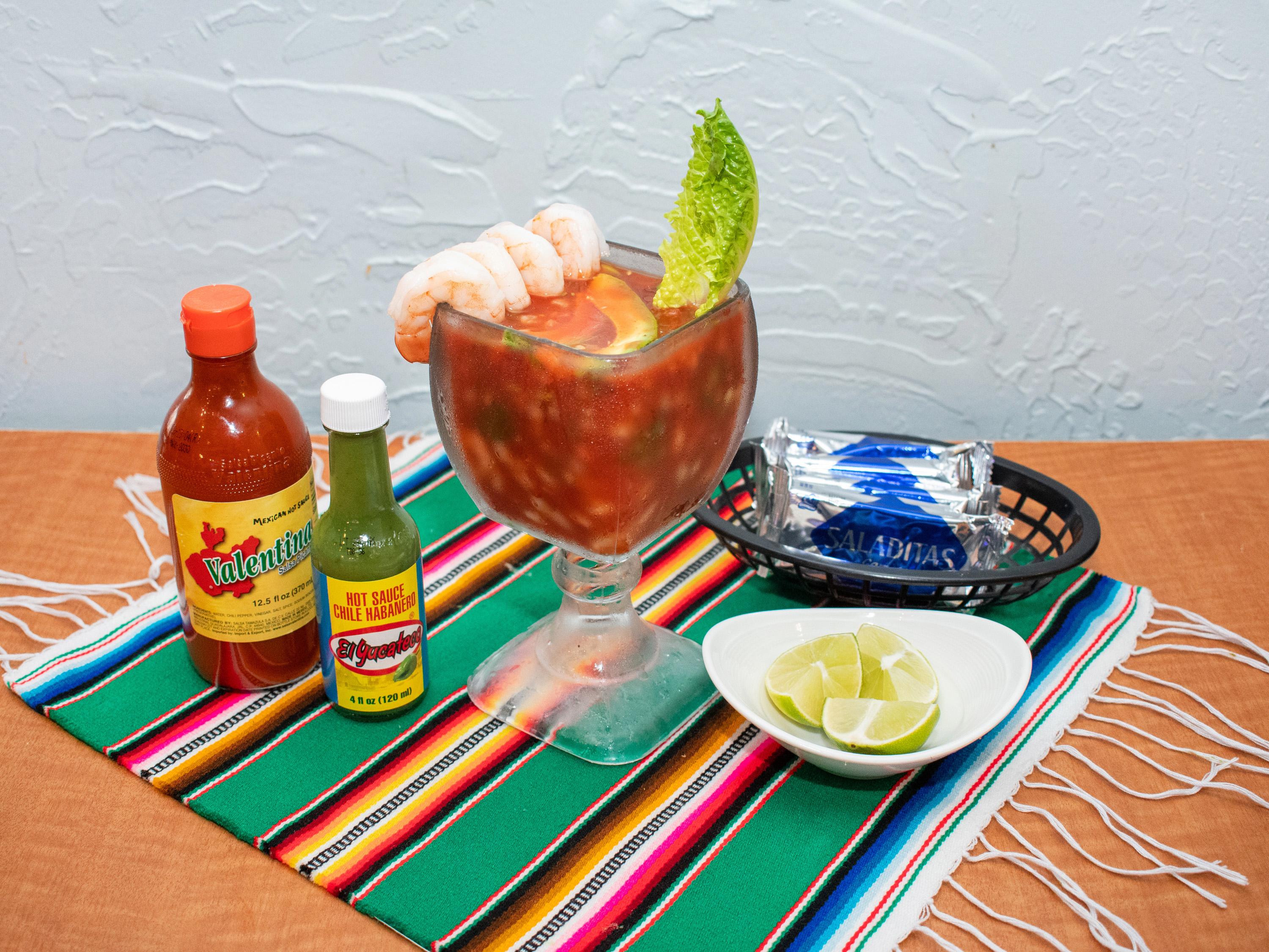 Classic Shrimp Cocktail.