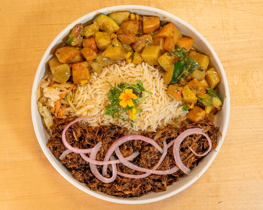 Honey Jerk Pulled Pork.