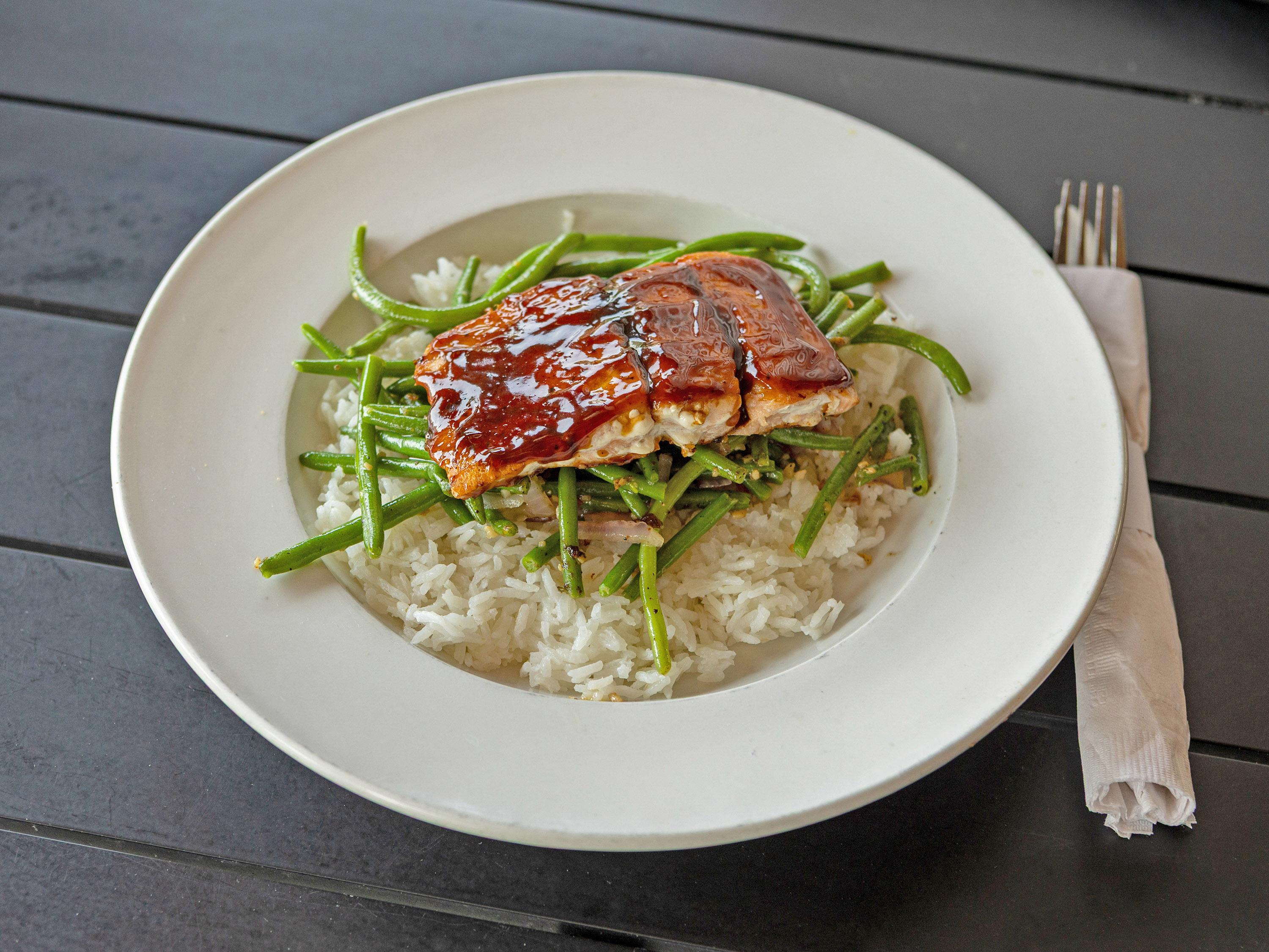 Miso Salmon Salad.