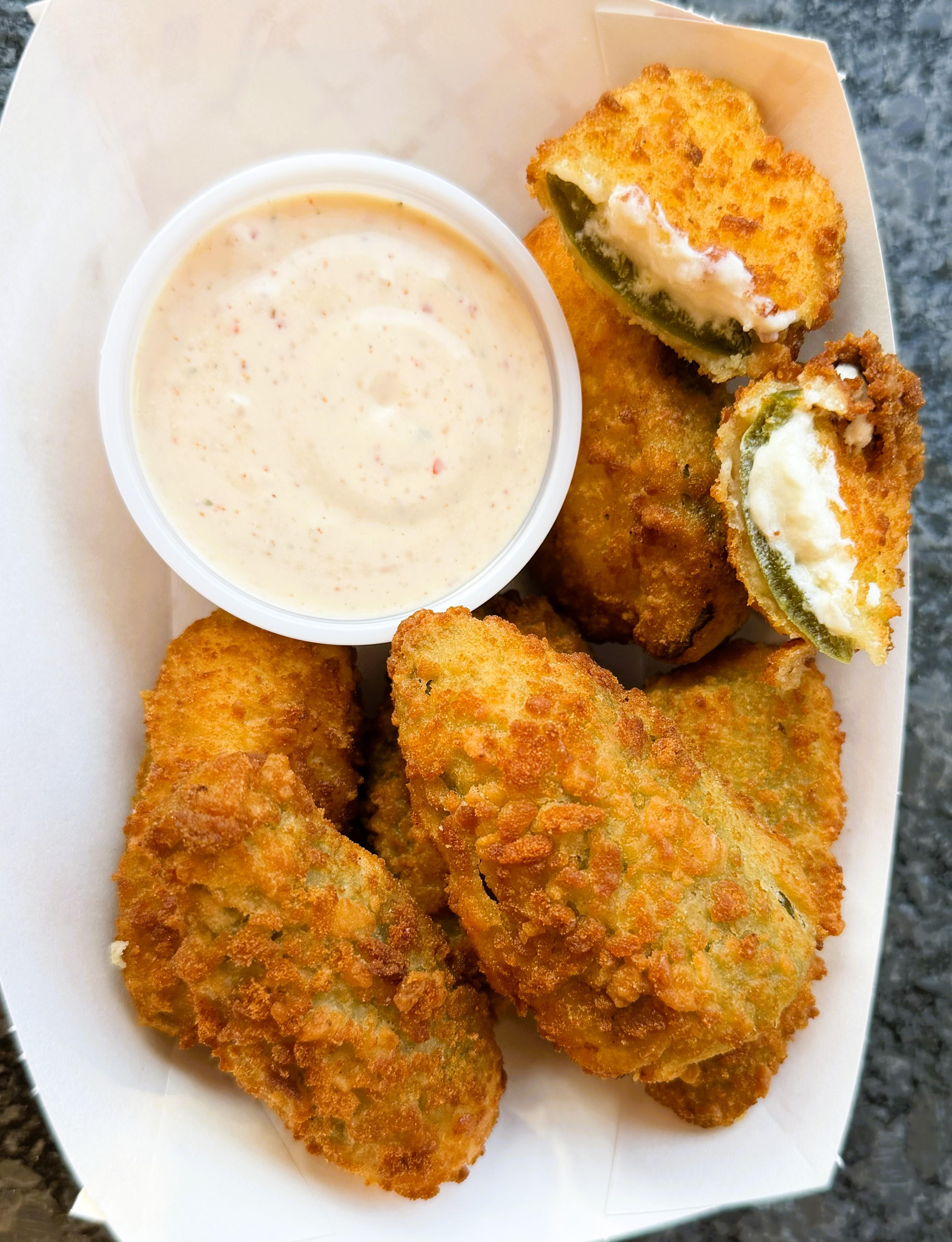 Jalapeno Poppers.
