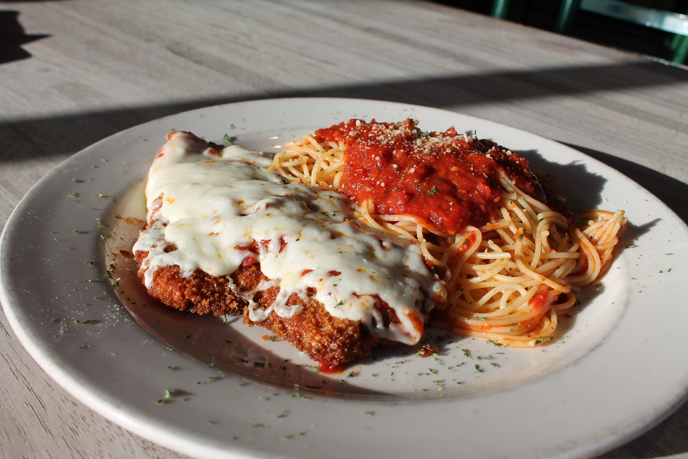 Chicken Parmesan.