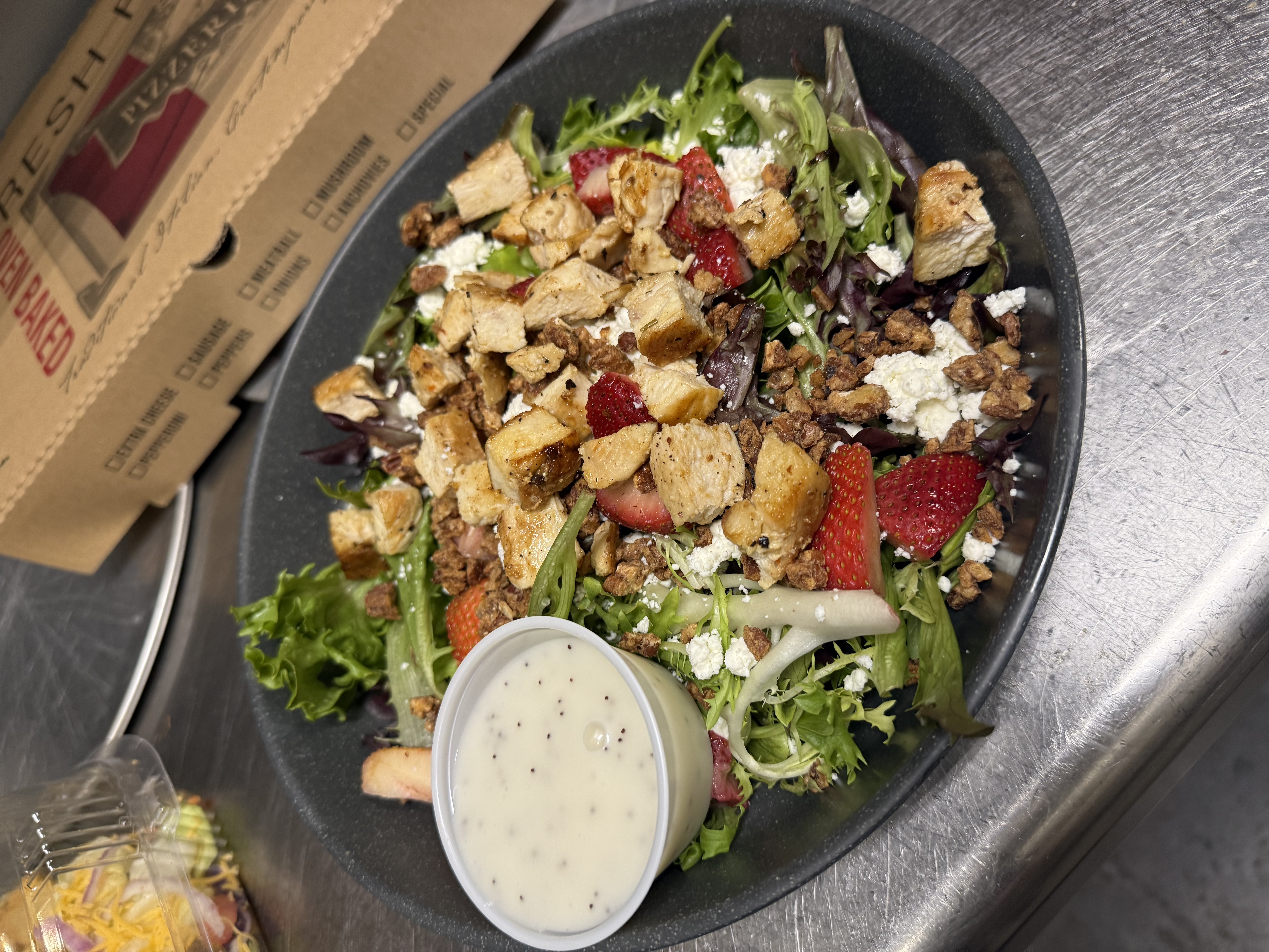 Strawberry Pecan Chicken Salad.