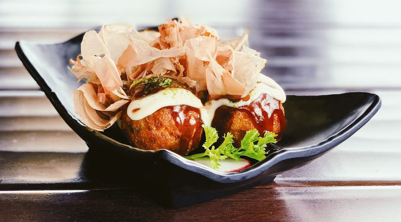 Takoyaki.