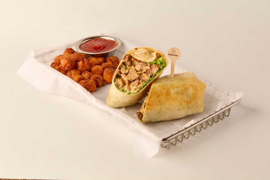 Vegan Chik'n Ranch wrap.